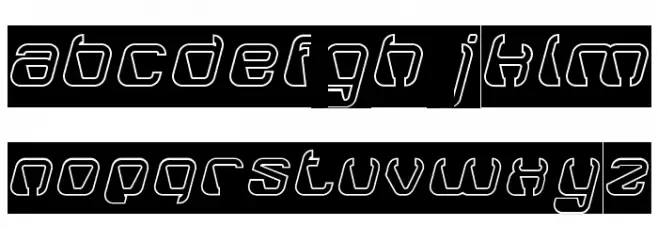 ElectroMagnetHollowInverse 字体 小写