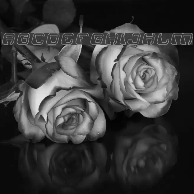 ElectroMagnetHollow Font examples