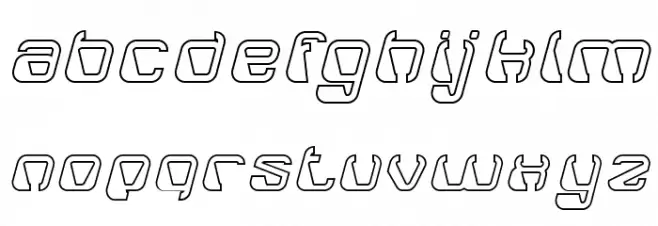 ElectroMagnetHollow Caratteri MINUSCOLO