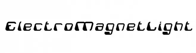 ElectroMagnetLight  Frei Schriftart Herunterladen