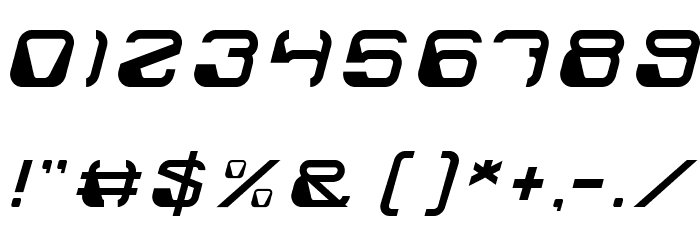 ElectroMagnetLight Font OTHER CHARS