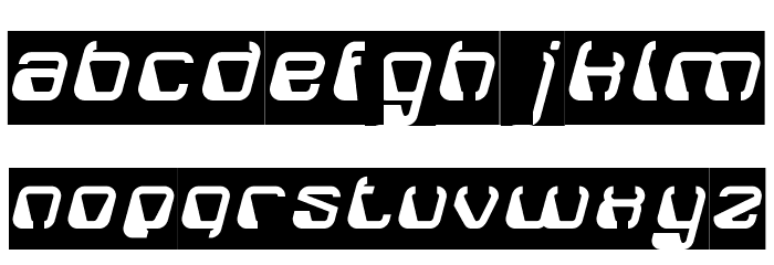 ElectroMagnet Font LOWERCASE