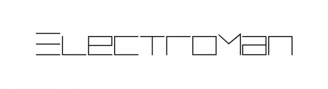 ElectroMan  Frei Schriftart Herunterladen