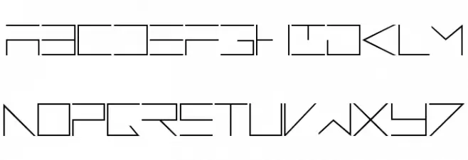 ElectroMan Font UPPERCASE
