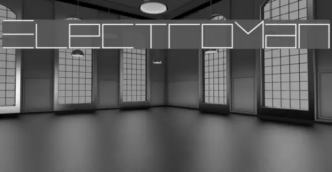 ElectroMan Font examples