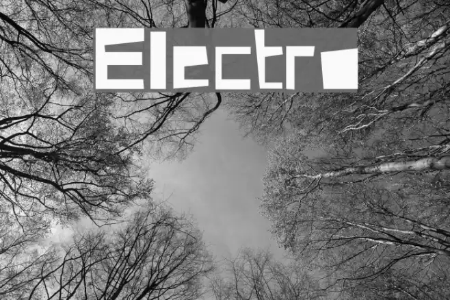Electro Font examples