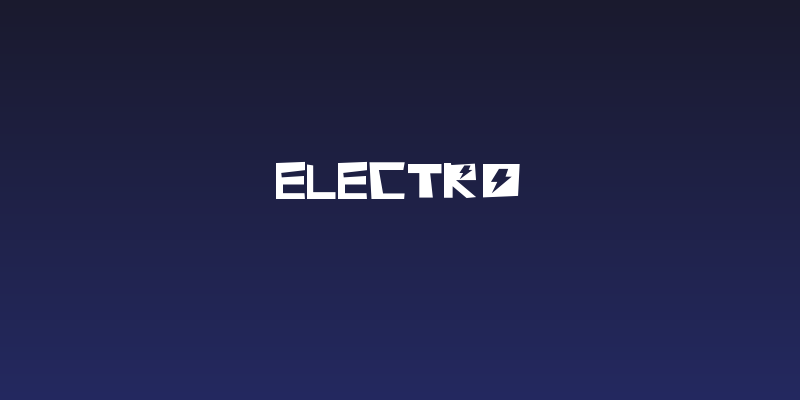 Electro Social Header