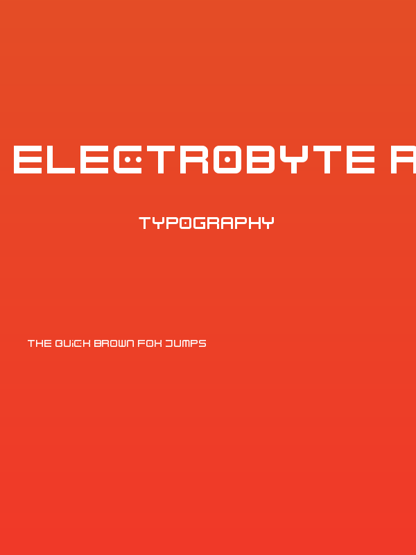 Electrobyte Regular Poster