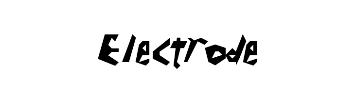 Electrode  Fuentes Gratis Descargar