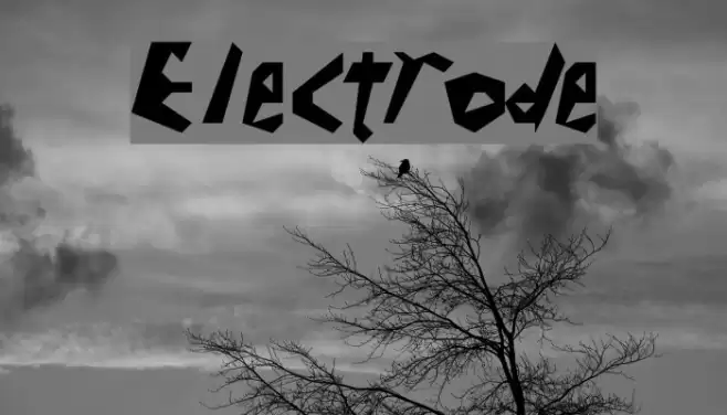 Electrode Font examples