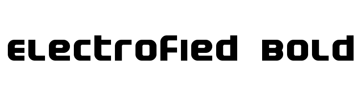 Electrofied Bold Fonte