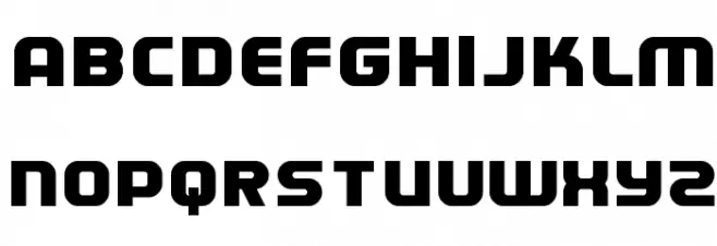 Electrofied Bold خط أحرف كبيرة