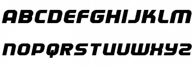 Electrofied BoldItalic Schriftart Groß