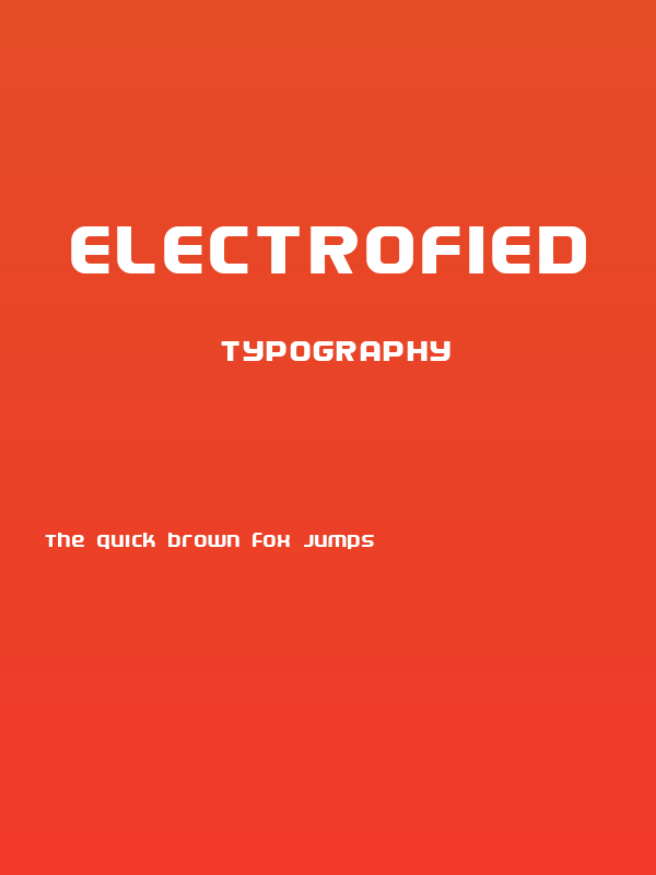 Electrofied Poster