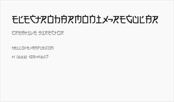 Electroharmonix-Regular Business Card