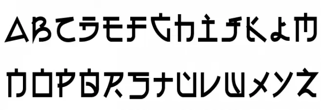 Electroharmonix Schriftart Groß