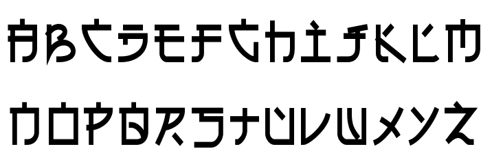 Electroharmonix Font LOWERCASE
