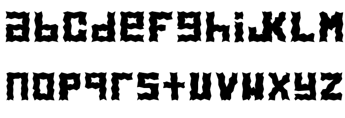 Electrolite Font LOWERCASE