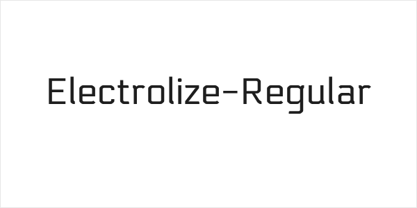 Electrolize-Regular Logo