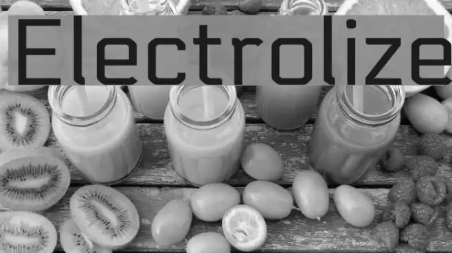 Electrolize Font examples