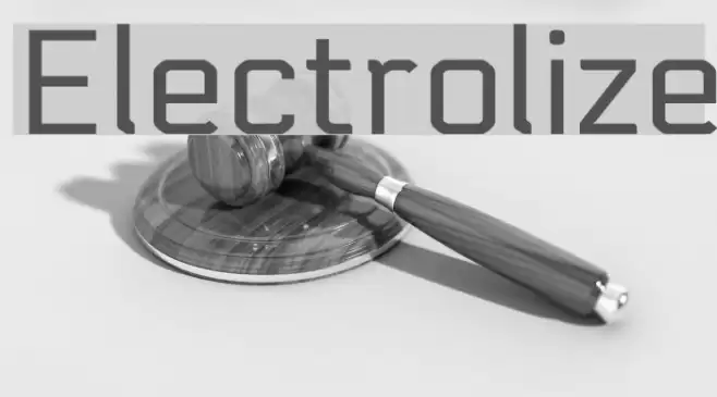 Electrolize Font examples