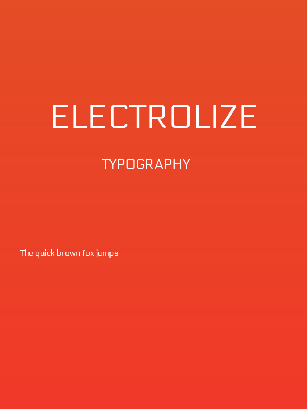 Electrolize Poster