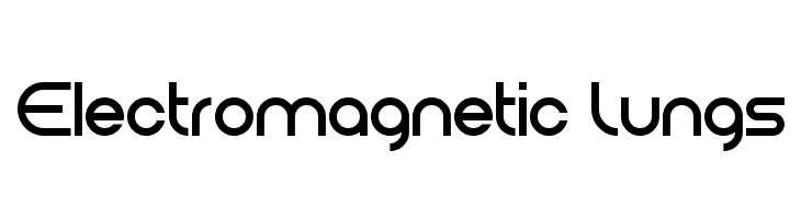 Electromagnetic Lungs Font