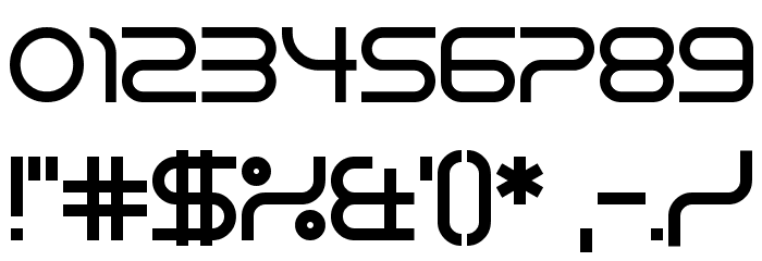 Electromagnetic Lungs Font OTHER CHARS
