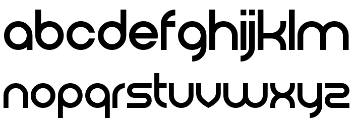 Electromagnetic Lungs Font LOWERCASE