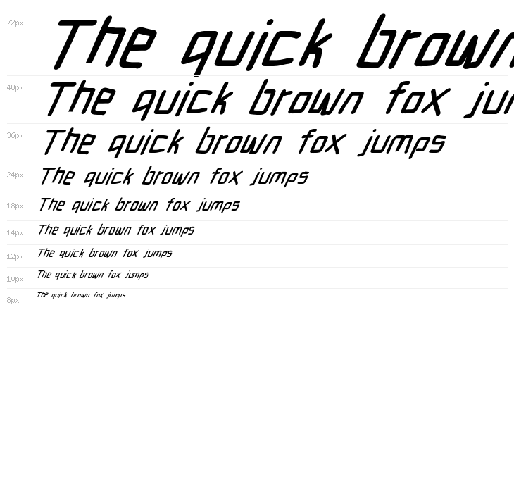 Electronic Black UltraItalic Waterfall