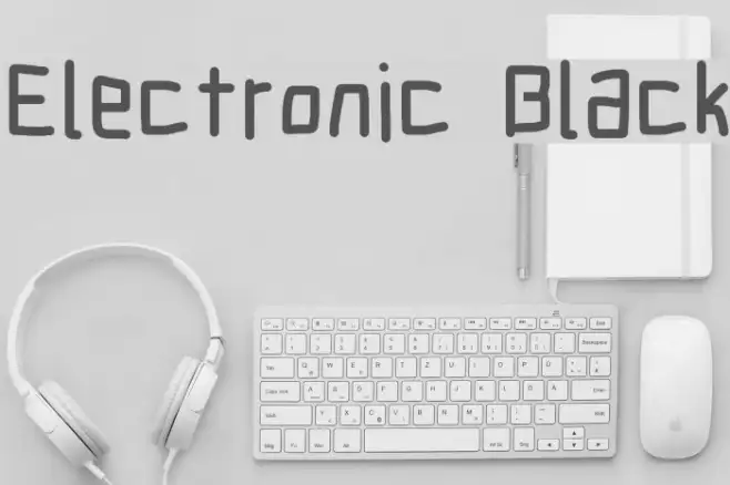 Electronic Black Example 1