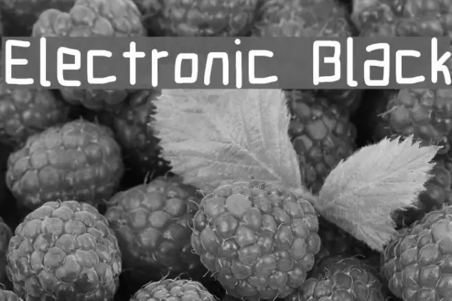 Electronic Black Example 3