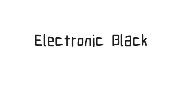 Electronic Black Logo