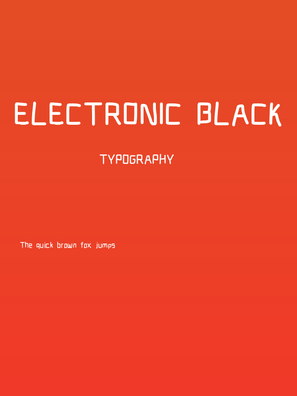 Electronic Black Poster