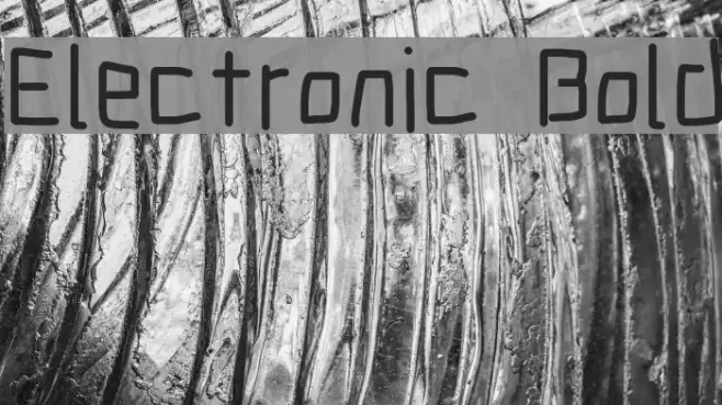 Electronic Bold Example 2