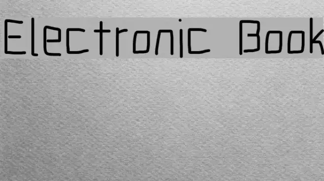 Electronic Book Example 3