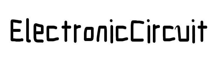 Electronic Circuit  Descarca Fonturi Gratis