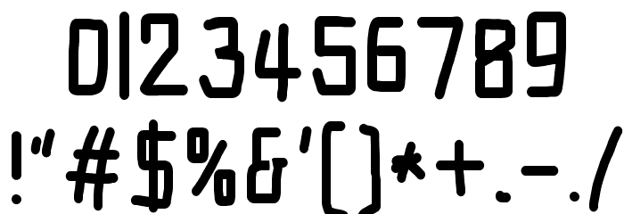 Electronic Circuit Font OTHER CHARS
