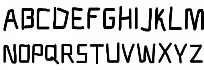 Electronic Circuit Schriftart Groß