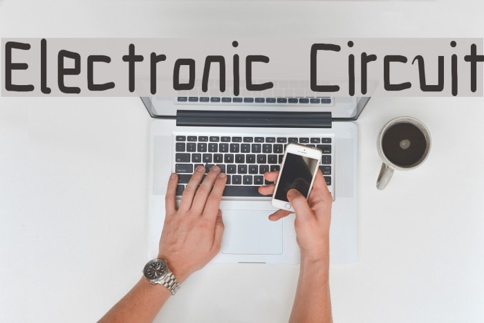 Electronic Circuit Font examples
