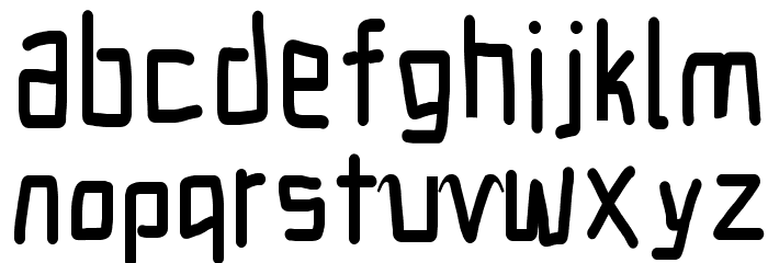 Electronic Circuit Font LOWERCASE