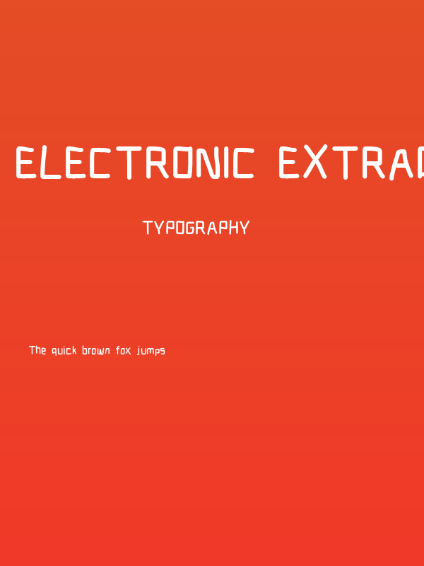 Electronic ExtraBlack Poster