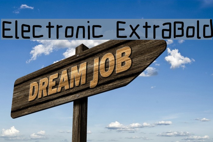 Electronic ExtraBold Example 3