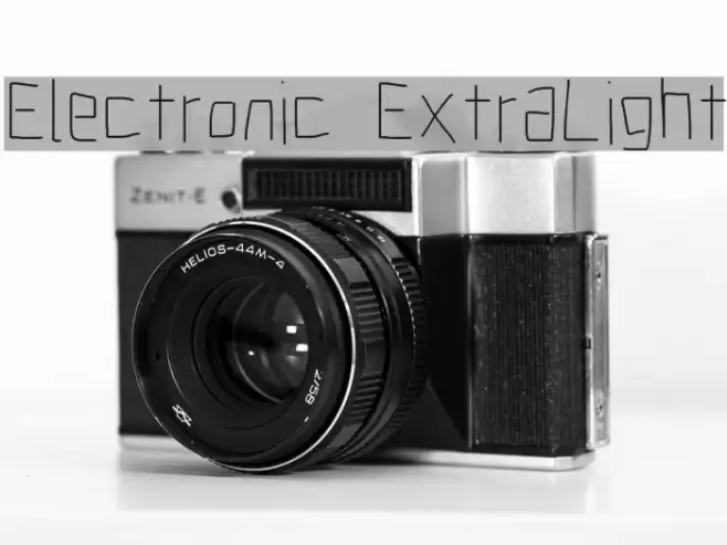 Electronic ExtraLight Example 1