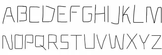Electronic ExtraThin Шрифта ВЕРХНИЙ