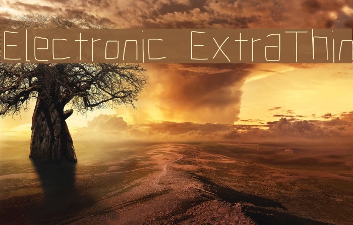 Electronic ExtraThin Example 1