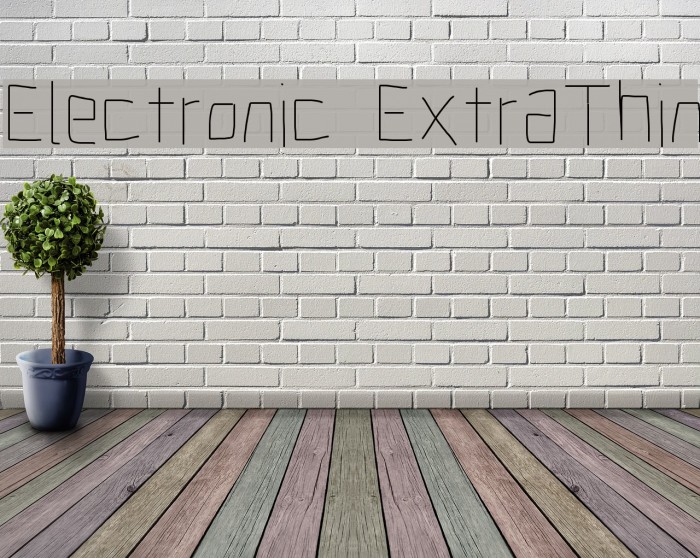 Electronic ExtraThin Example 3