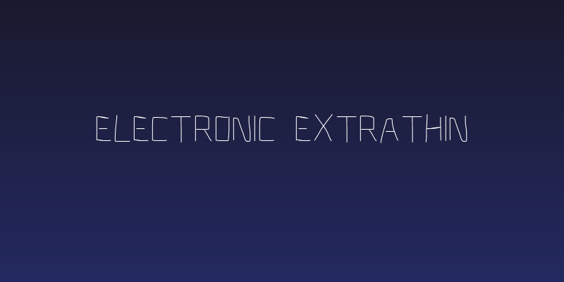 Electronic ExtraThin Social Header