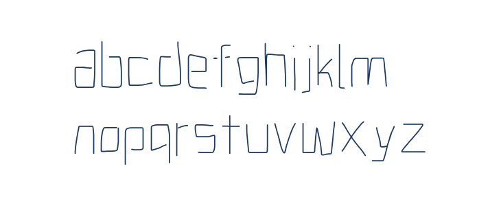 Electronic ExtraThin Lowercase