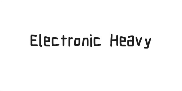 Electronic Heavy Logo